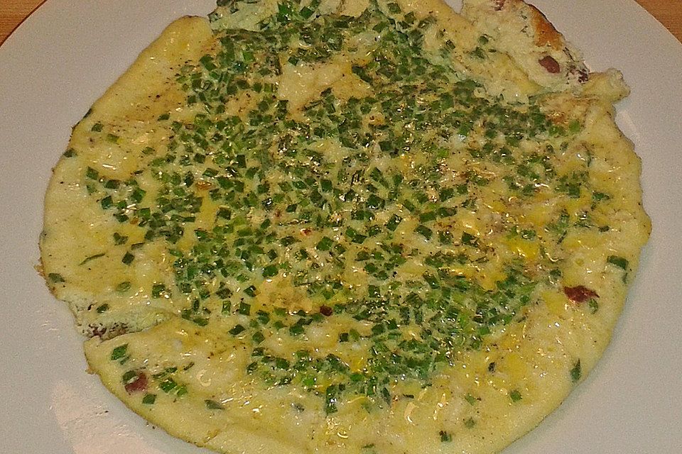 Omelette mit Speck