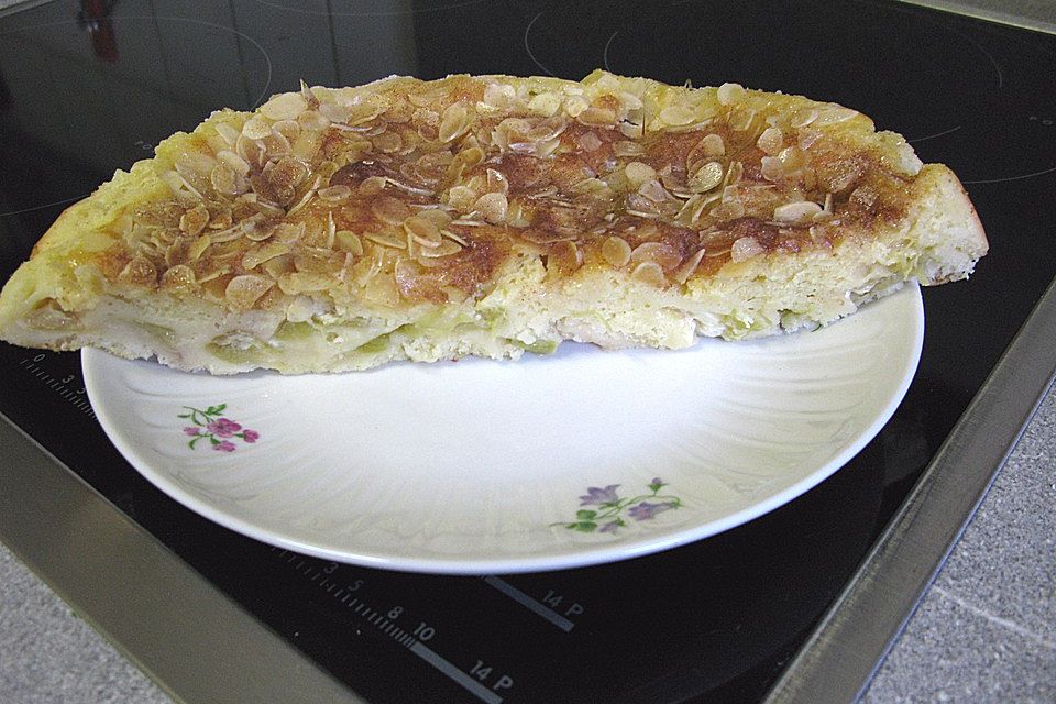 Rhabarber-Buttermilch-Quark Kuchen