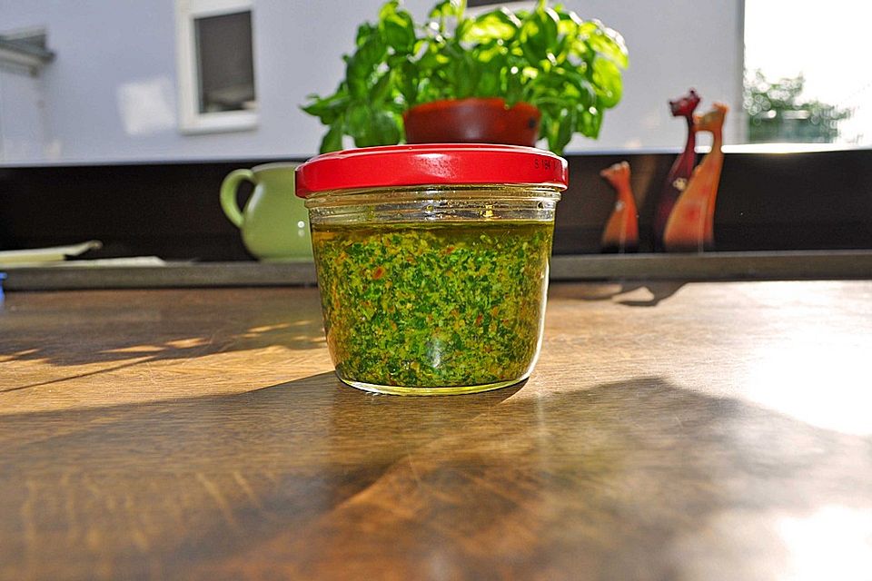 Petersilien-Pesto mit "Speed"