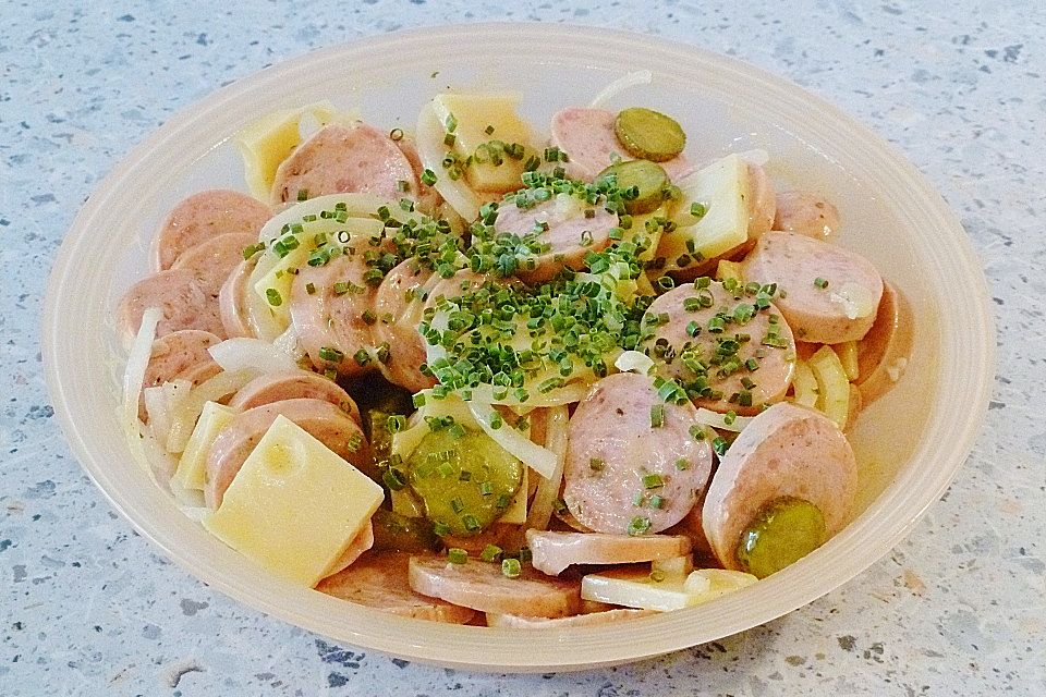 Käse-Wurstsalat