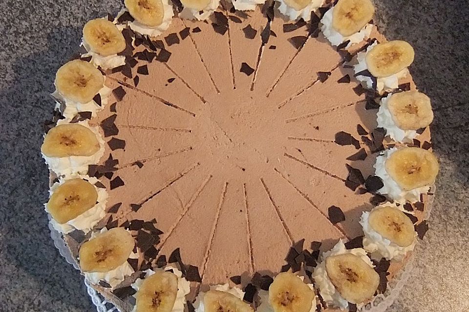 Schoko-Bananen Torte