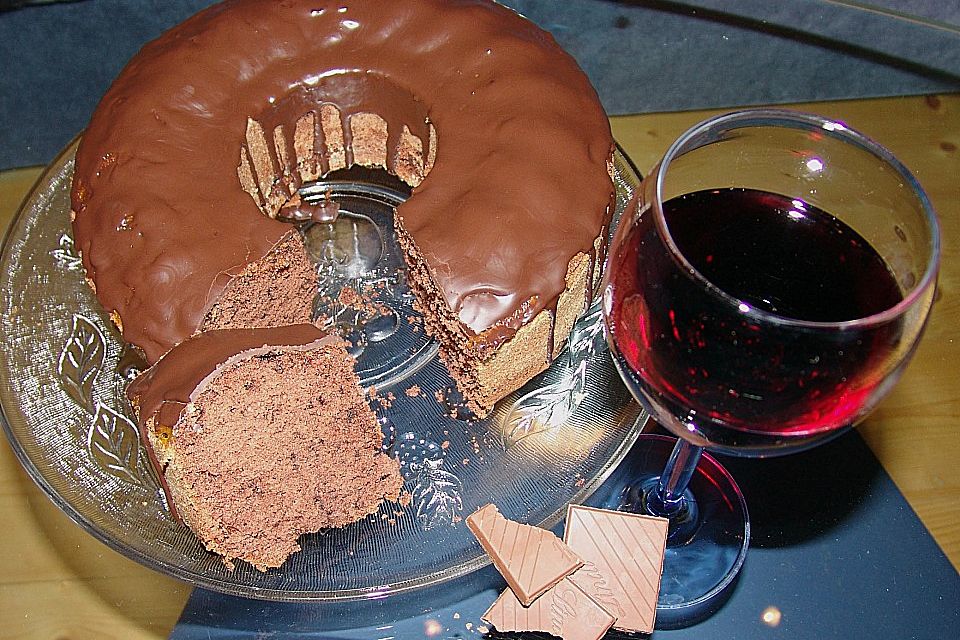 Rotwein - Schoko - Kuchen