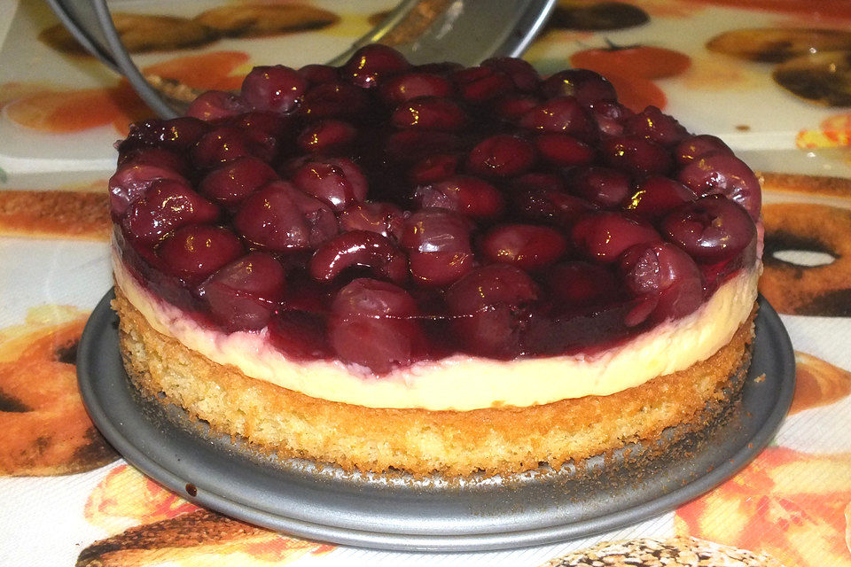 Kirsch-Schmand-Blechkuchen