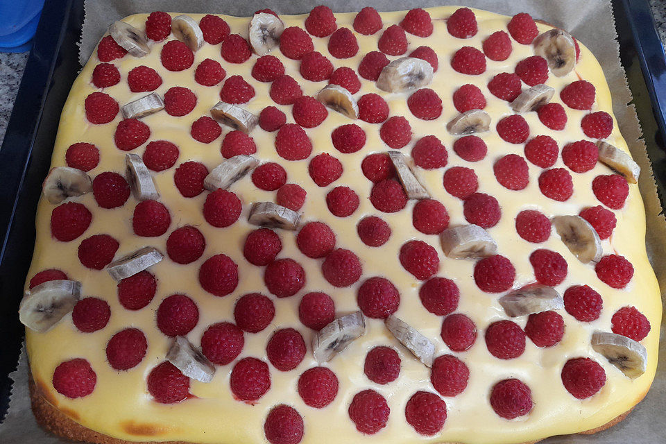 Kirsch-Schmand-Blechkuchen