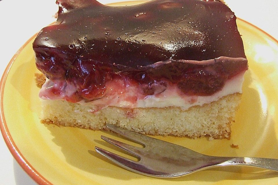 Kirsch-Schmand-Blechkuchen