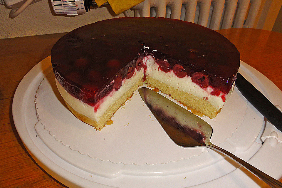 Kirsch-Schmand-Blechkuchen