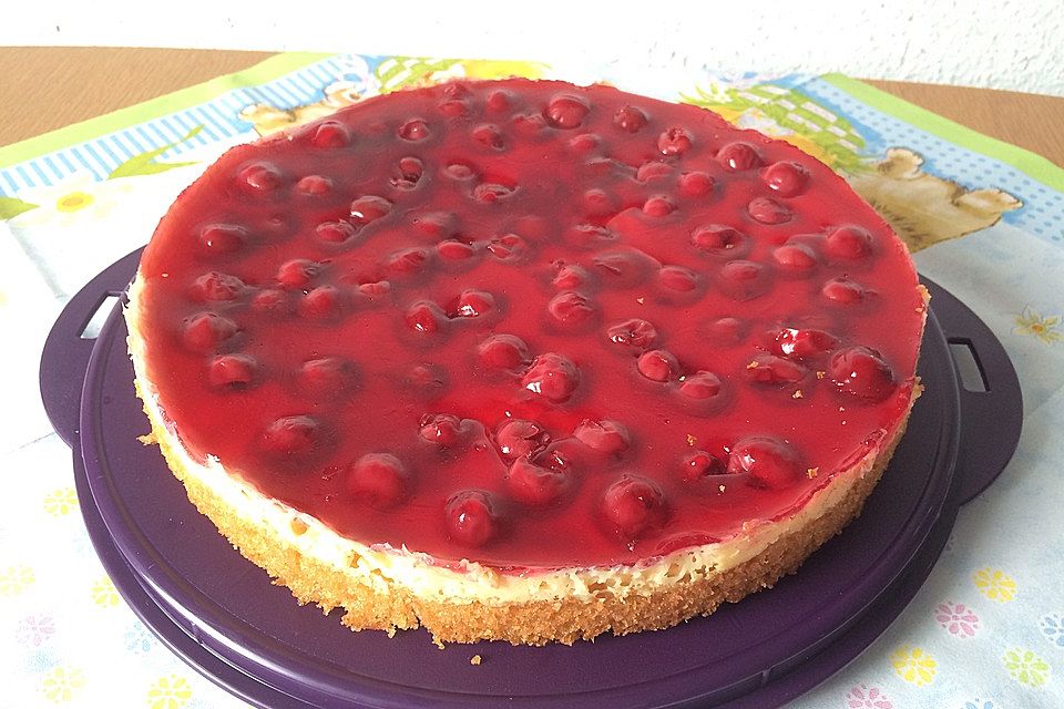 Kirsch-Schmand-Blechkuchen