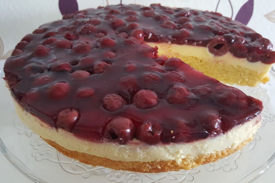 Kirsch-Schmand-Blechkuchen