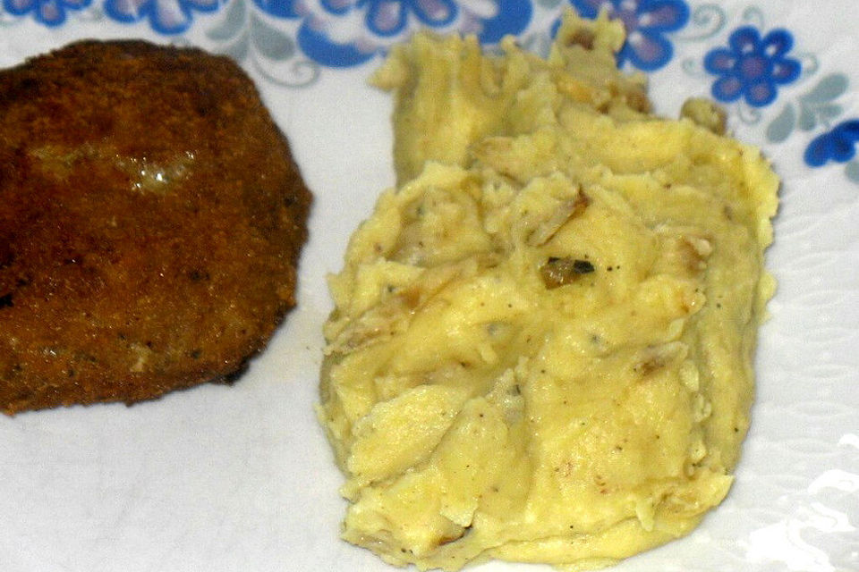 Kartoffelbrei mit Zwiebeln