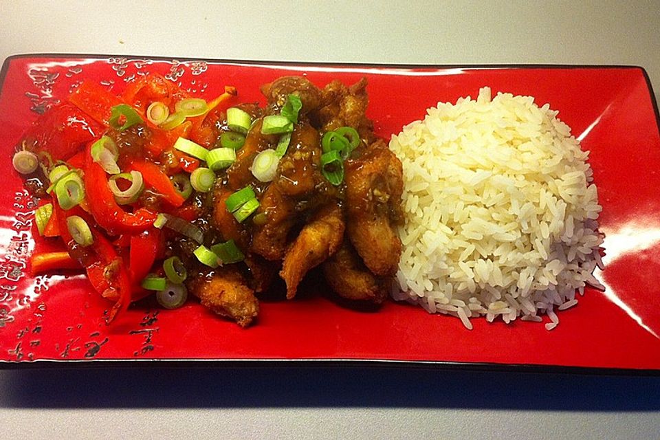 Amerikanisches General Tso Hühnchen