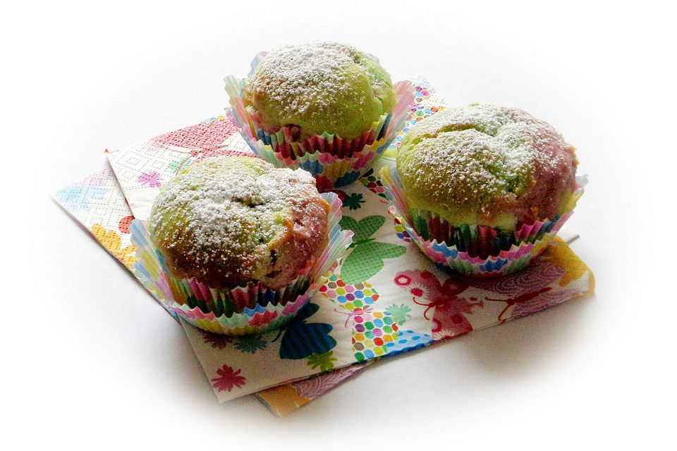 Regenbogen - Muffins