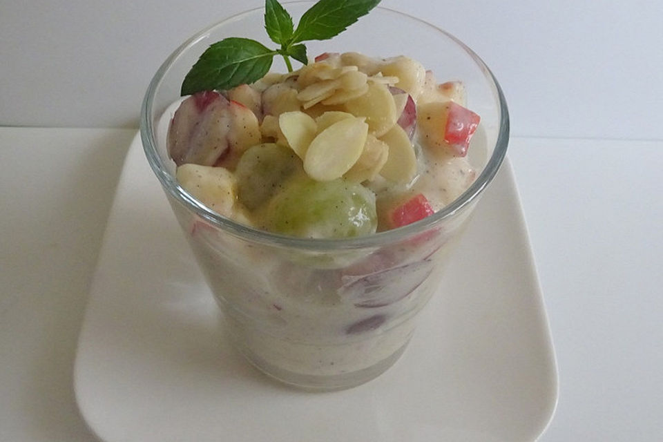 Obstsalat mit Stevia gesüßt