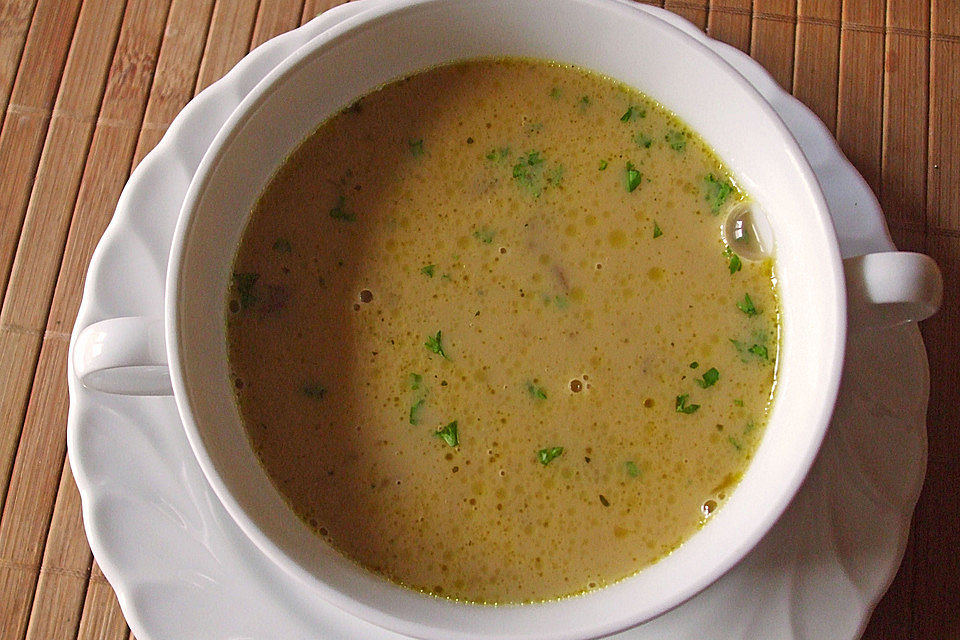 Pikante Pilzsuppe