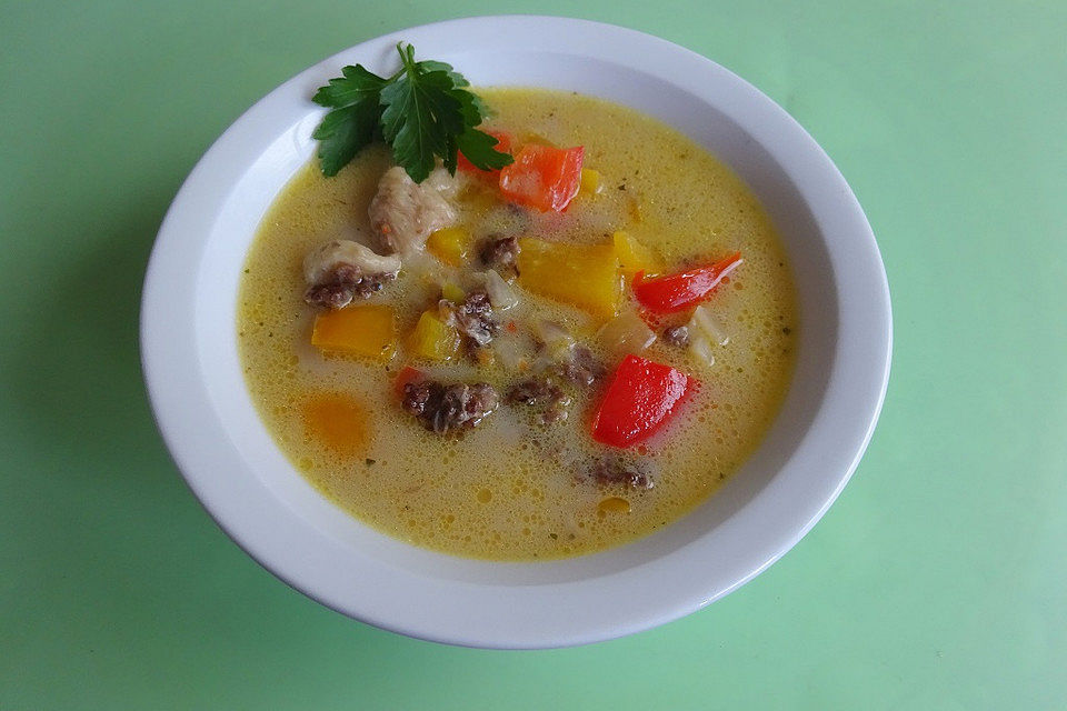 Asiatische Bananensuppe