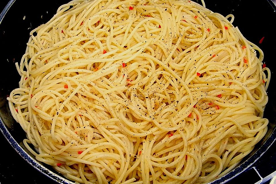 Knoblauch-Spaghetti