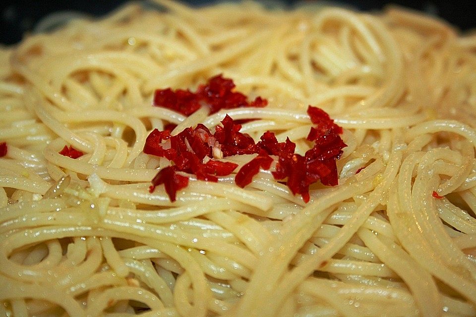 Knoblauch-Spaghetti