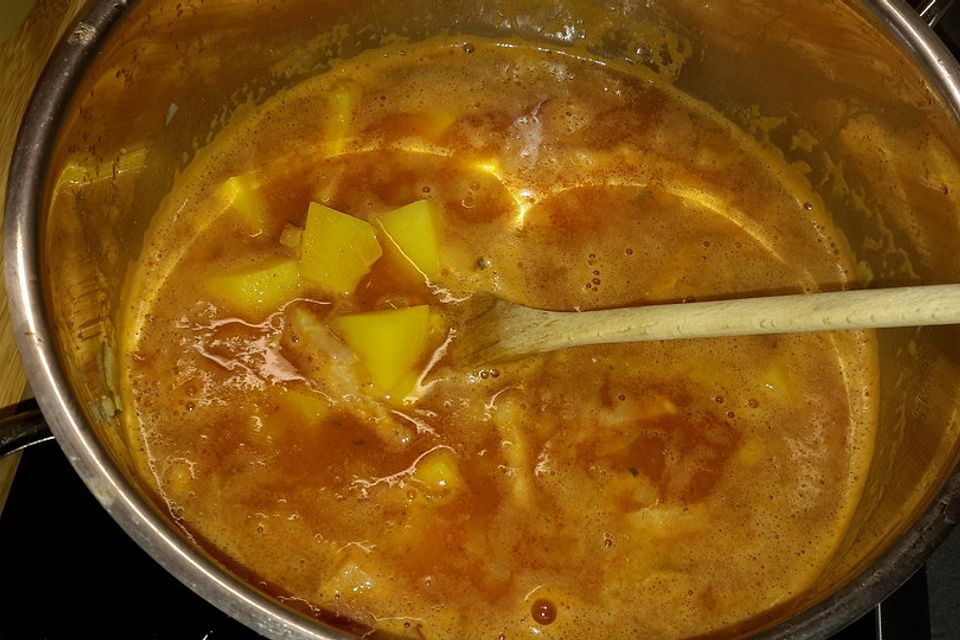 Kartoffel - Gulasch mit Apfelwein