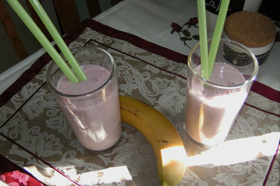 Himbeer-Bananen-Smoothie