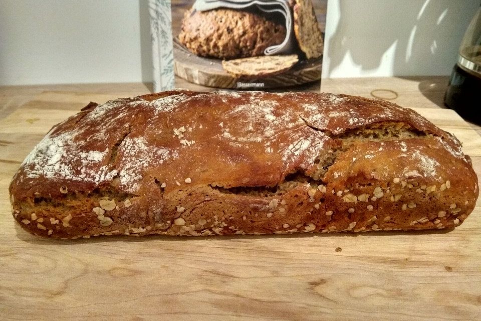 Sauerteig-Brot ohne Kneten