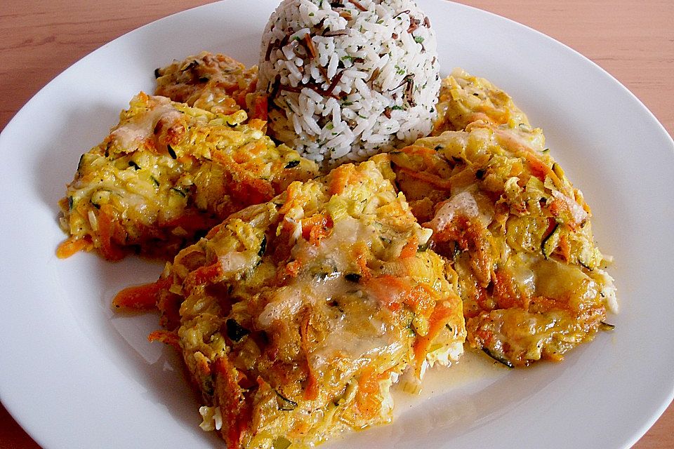 Fischfilets mit Gemüsehaube