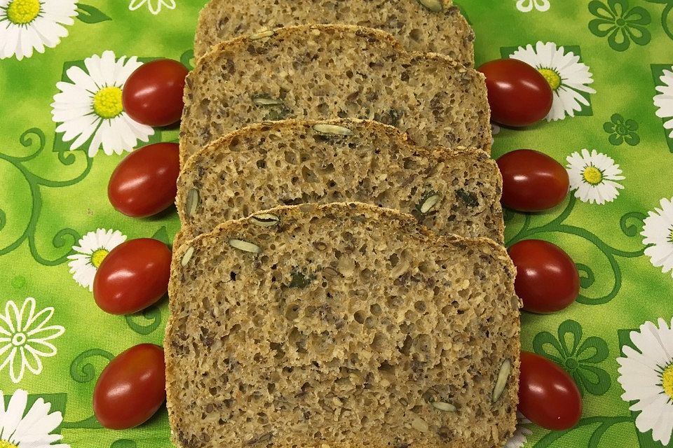 Schnelles Mehrkornbrot