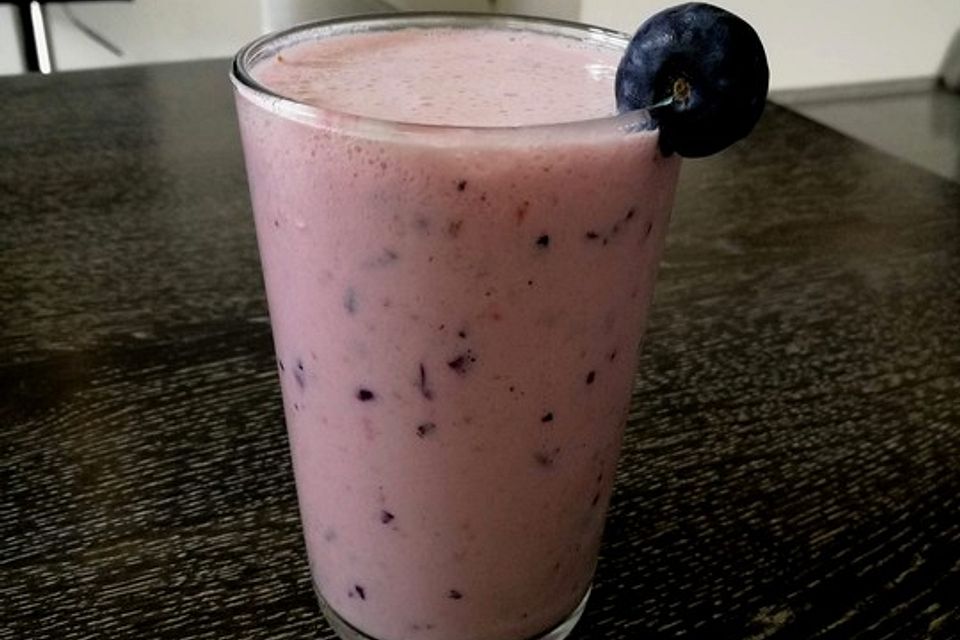 Himbeer- Blaubeer Smoothie