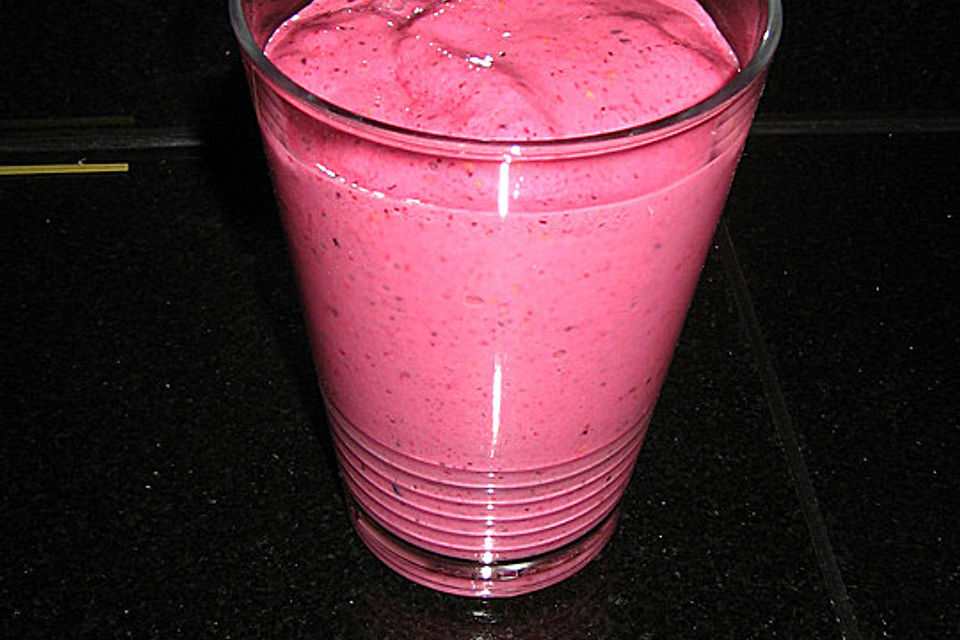 Himbeer- Blaubeer Smoothie