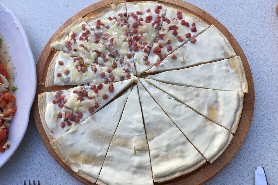 Elsässer Flammkuchen