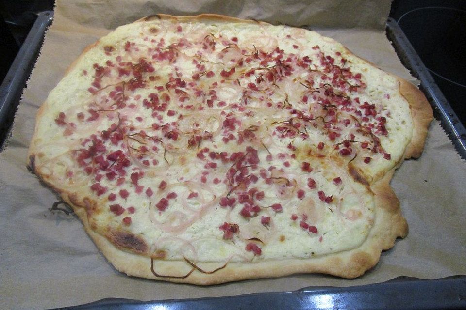 Elsässer Flammkuchen