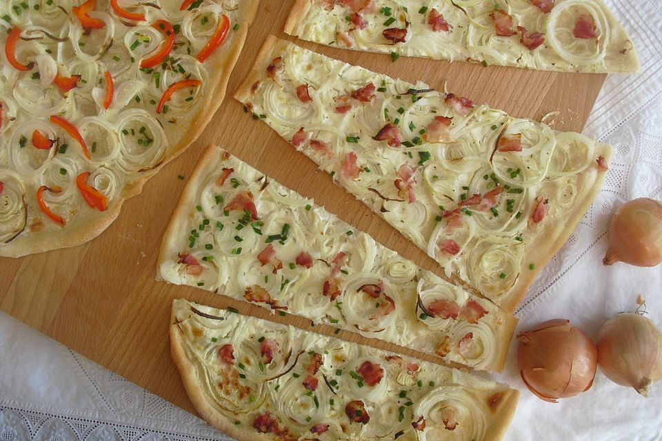 Elsässer Flammkuchen