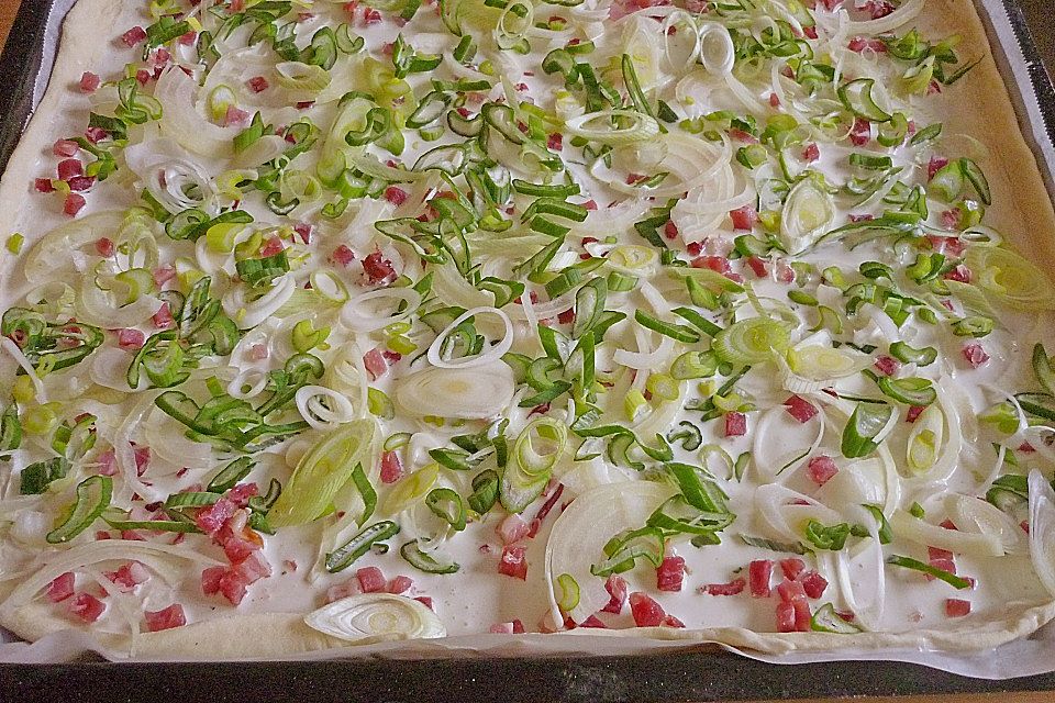 Elsässer Flammkuchen