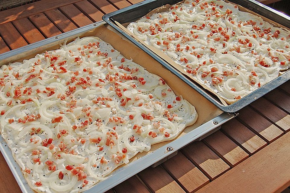 Elsässer Flammkuchen