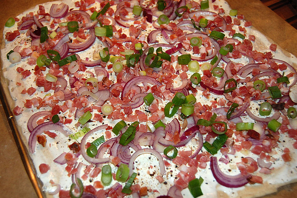 Elsässer Flammkuchen