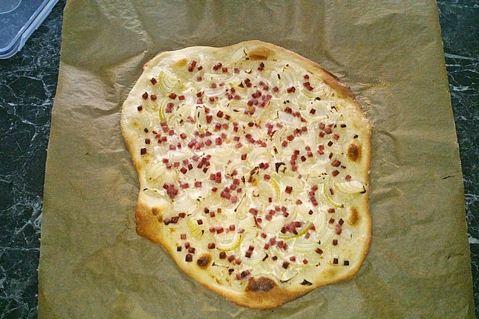 Elsässer Flammkuchen