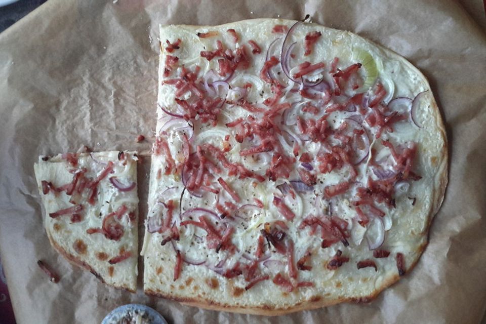 Elsässer Flammkuchen