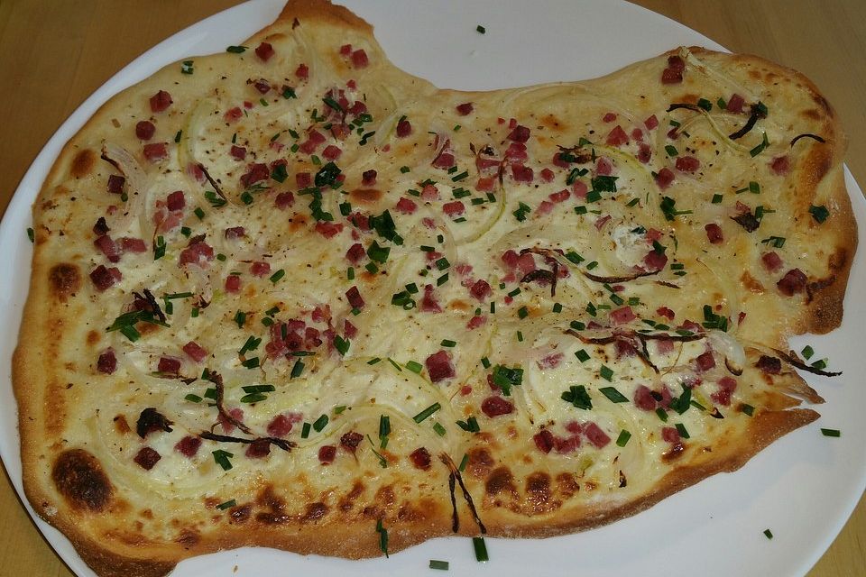 Elsässer Flammkuchen