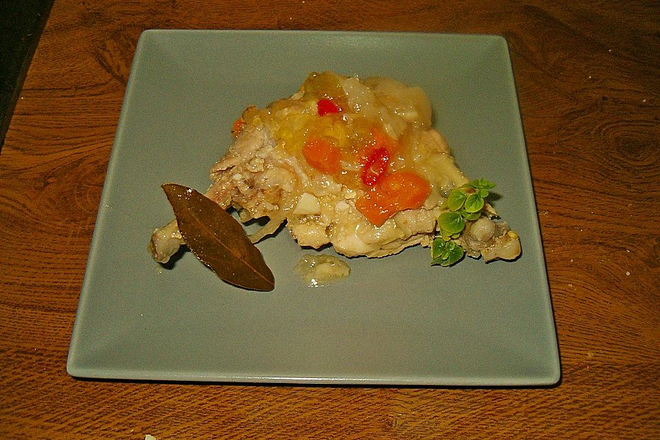 Pollo en escabeche