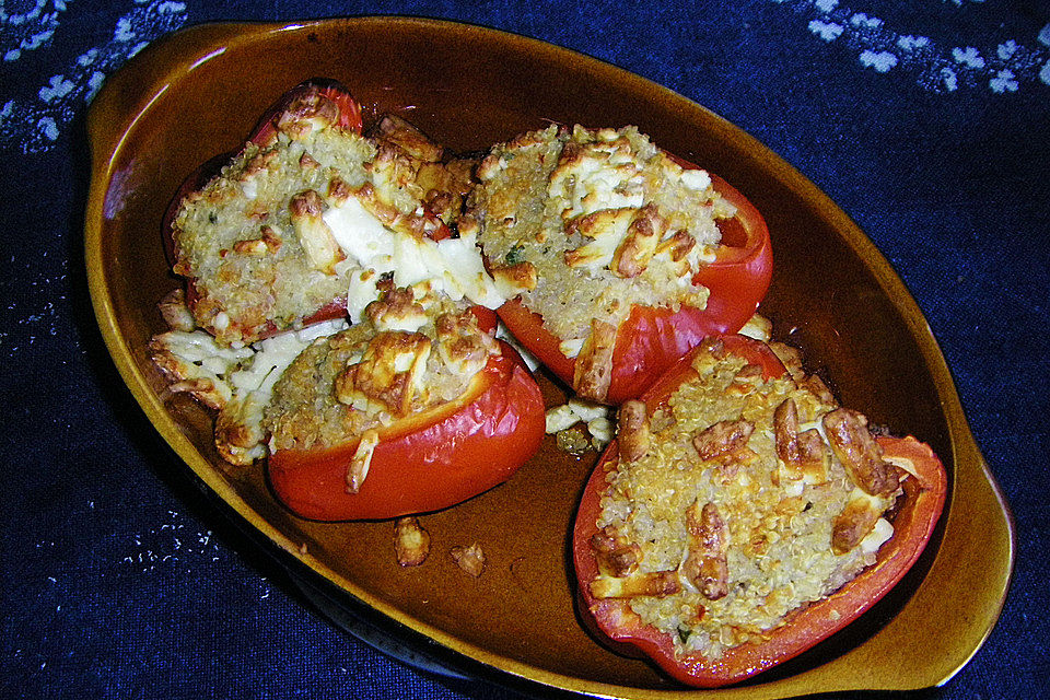 Gebackene Quinoa-Paprika