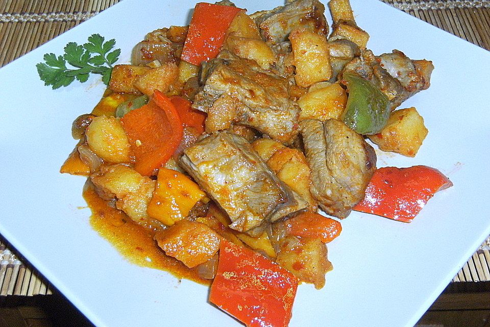 Costillas con patatas