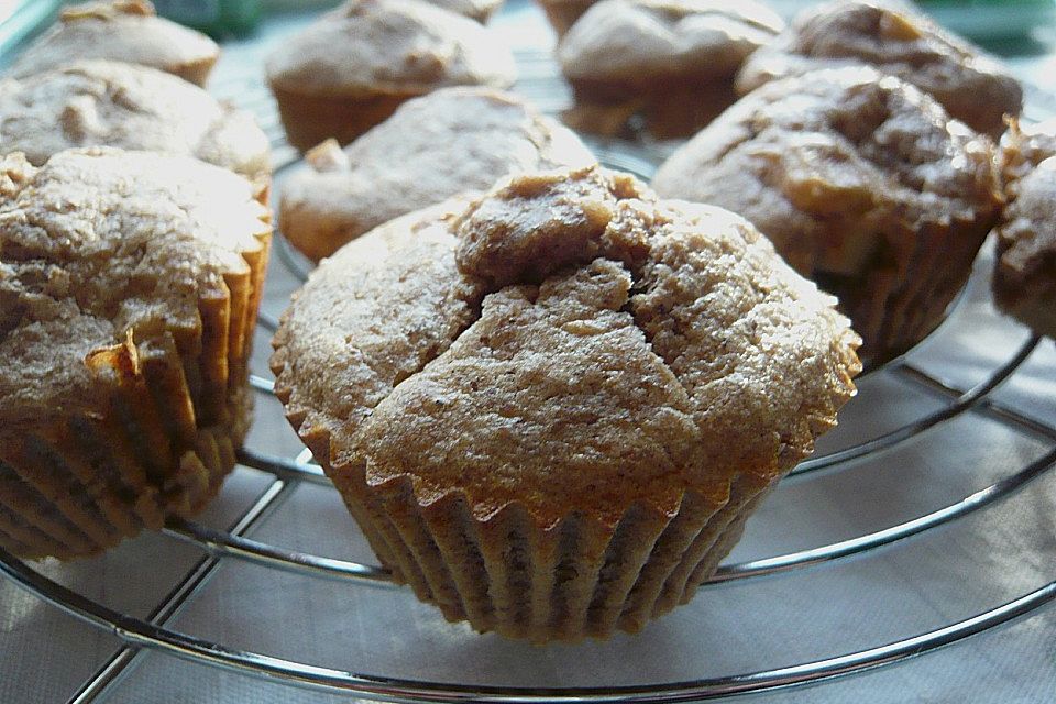 Apfel-Muffins mit Kefir