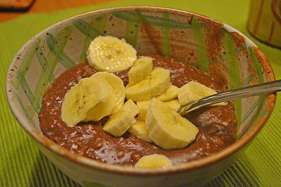 Frischkornbrei "Schoko-Banane"