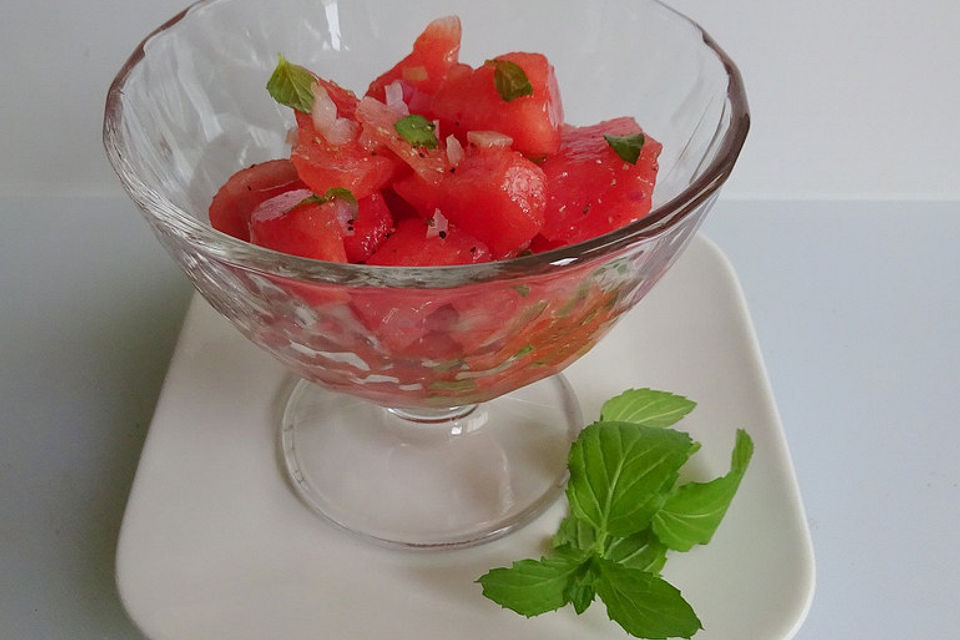 Wassermelonensalat