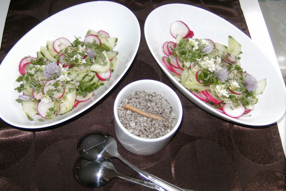 Gurken-Radieschen-Salat