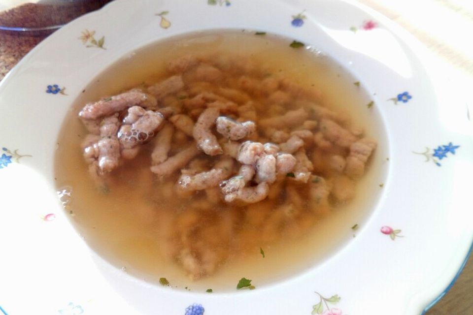 Brätspätzlesuppe