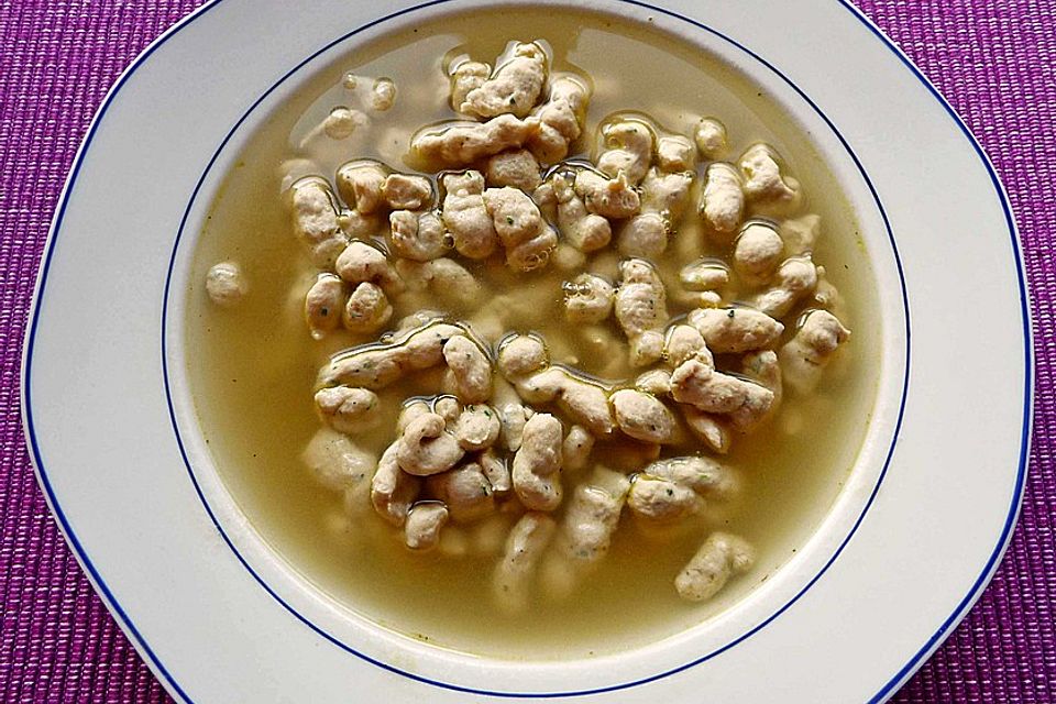 Brätspätzlesuppe