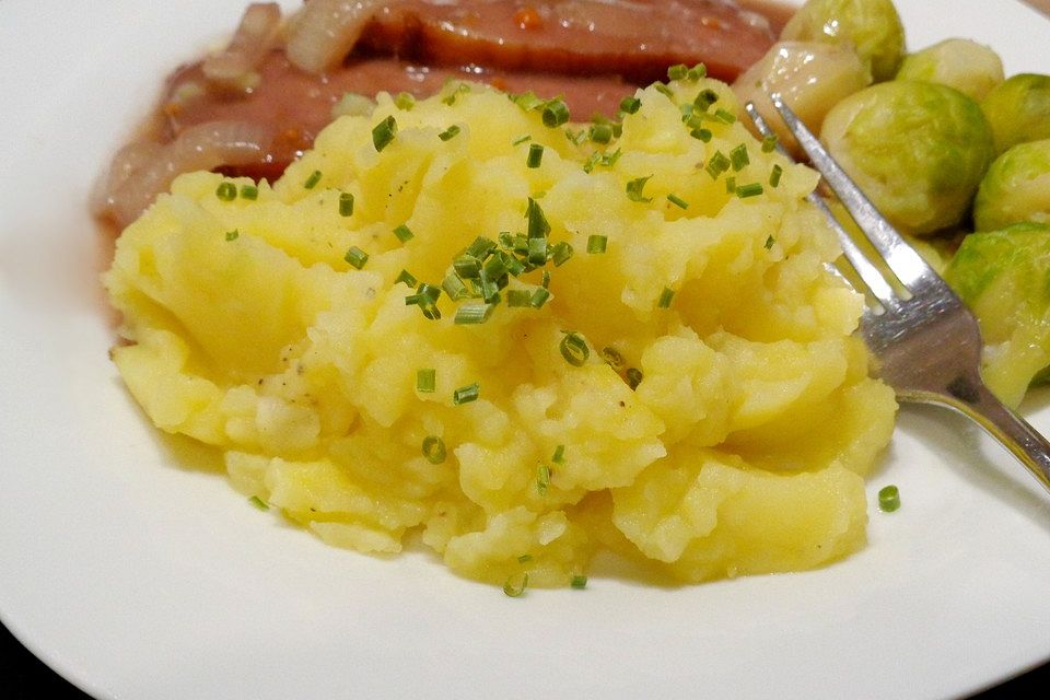 Amerikanisches Knoblauch-Kartoffelpüree