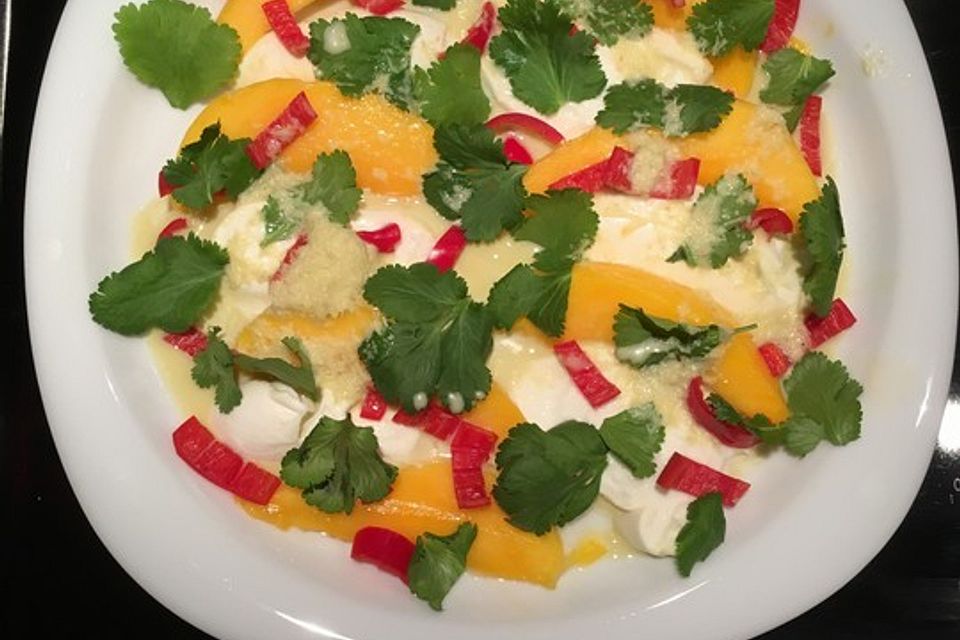 Mango mit Mozzarella