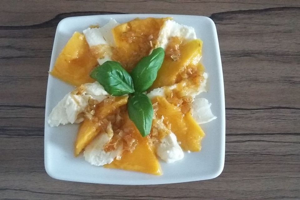 Mango mit Mozzarella