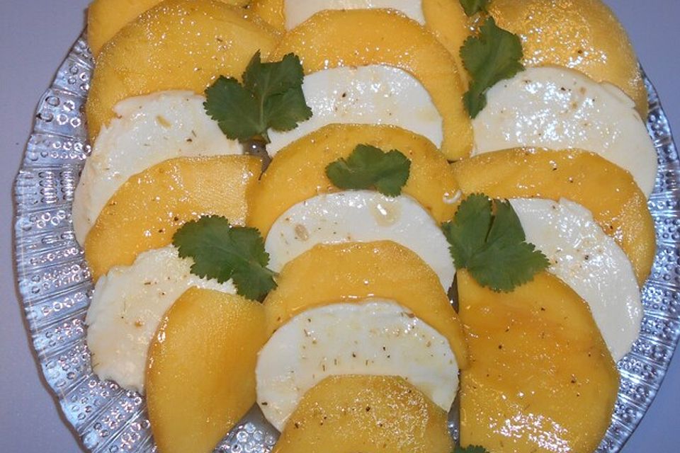 Mango mit Mozzarella