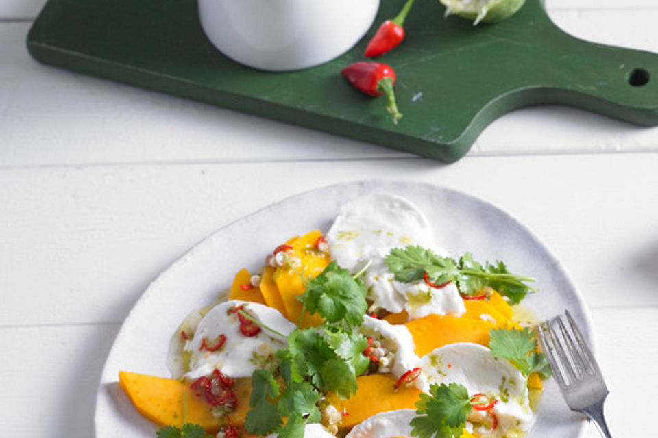 Mango mit Mozzarella